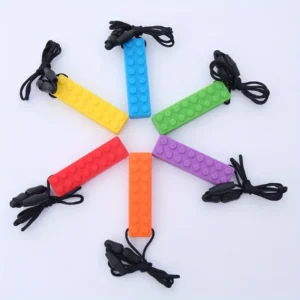 Mordedor Sensorial con Cordón – Estimulación Oral y Regulación Emocional